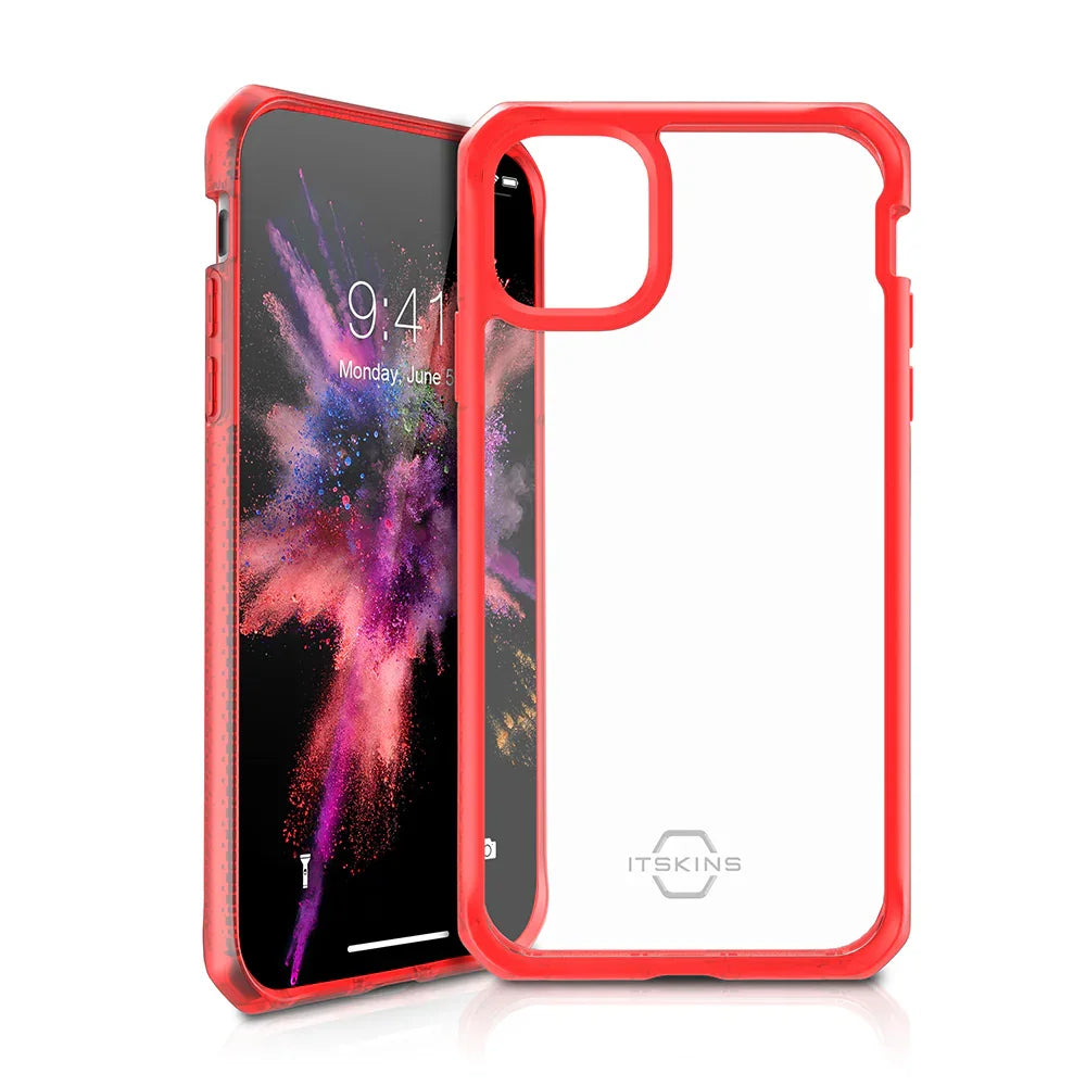 Itskins Hybrid Frost iPhone 11 Pro Case - Red - Tashqila Itskins Hybrid Frost iPhone 11 Pro Case - Red - Tashqila